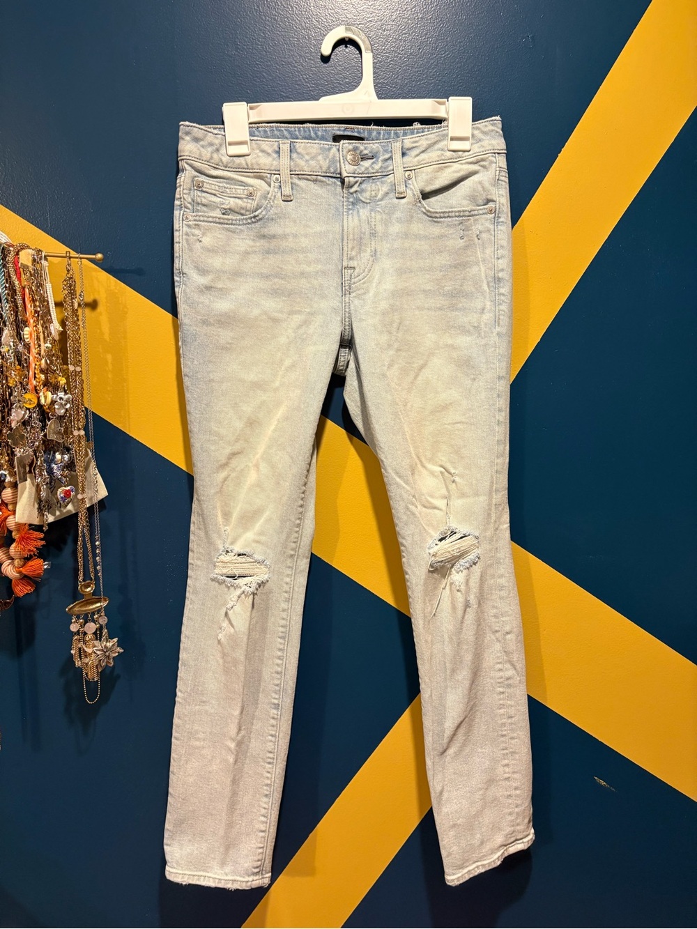 Express Light Wash Skinny Jeans EUC